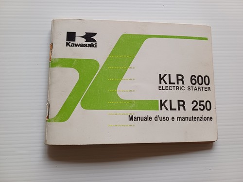 Kawasaki KLR 600 Electric Starter - KLR 250 1985 manuale …