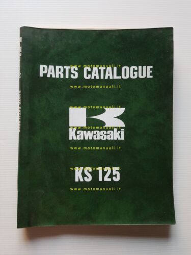 Kawasaki KS 125 1974-75 catalogo ricambi originale spare parts catalogue