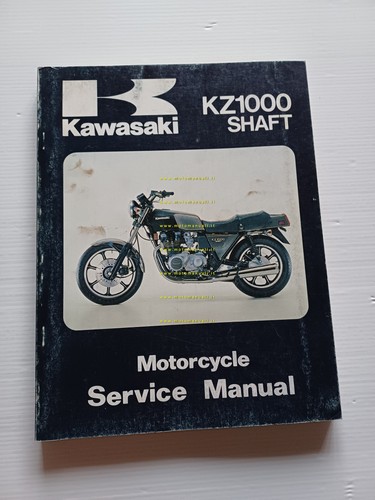 Kawasaki KZ 1000 Shaft 1979-80 manuale officina originale INGLESE shop …