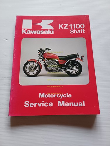 Kawasaki KZ 1100 Shaft 1981-82 manuale officina originale INGLESE shop …