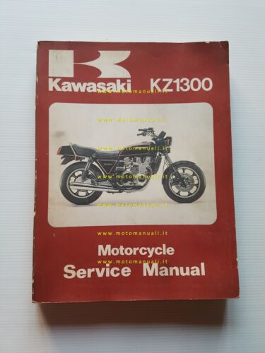 Kawasaki KZ 1300 A1-A6 1979-83 manuale officina riparazione originale inglese