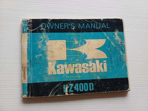 KAWASAKI KZ 400 1974-75 manuale uso manutenzione libretto INGLESE originale