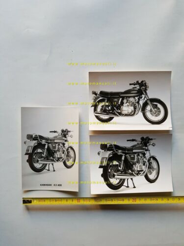 Kawasaki KZ 400 1975 lotto 3 foto da cartella stampa …