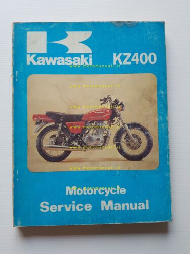 Kawasaki KZ 400 1978-79 manuale officina INGLESE originale shop manual