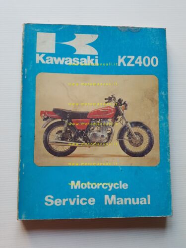 Kawasaki KZ 400 1978-79 manuale officina riparazione originale inglese