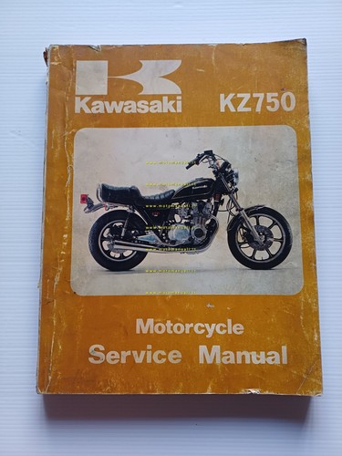 Kawasaki KZ 750 E1- H1 1980 manuale officina originale inglese …