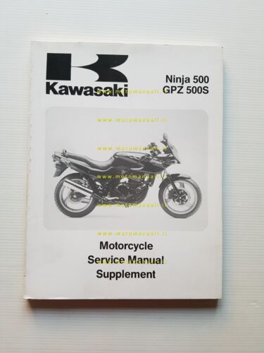 Kawasaki Ninja 500 - GPZ 500 S 1993 manuale officina …