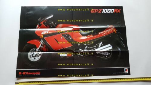 Kawasaki produzione modelli 1986 depliant ITALIANO originale moto brochure