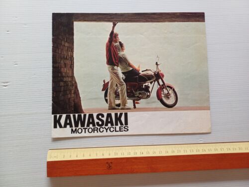 Kawasaki produzione modelli 500-250-150-125-50 1965 depliant inglese originale
