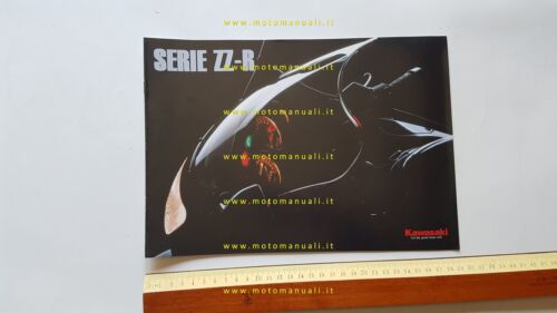 Kawasaki serie ZZ-R 1100 600 250 1996 depliant italiano originale