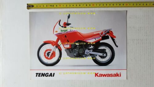 Kawasaki Tengai 650 1989 depliant originale italiano moto brochure