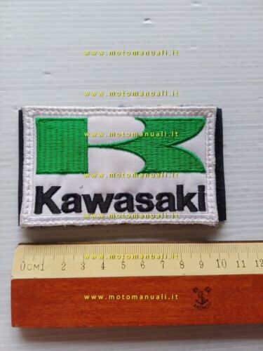 Kawasaki toppa patch con retro in velcro nuova originale anni …