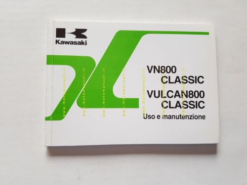 Kawasaki VN 800 CLASSIC - VULCAN 800 CLASSIC 1999 manuale …