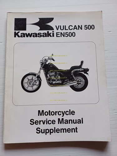 Kawasaki Vulcan 500 - EN 500 1990 SUPPLEMENTO manuale officina …
