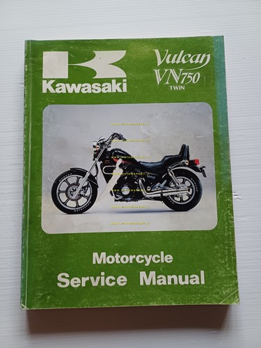 Kawasaki Vulcan VN 750 1985-86 manuale officina INGLESE originale Shop …
