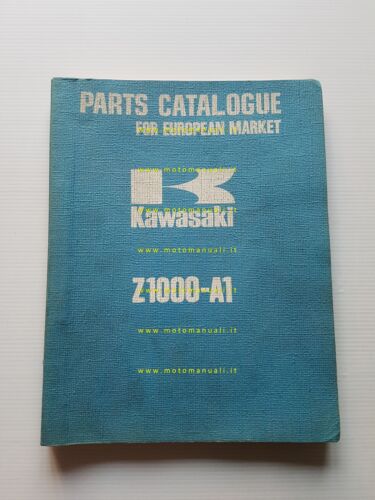 Kawasaki Z 1000-A1 1976 catalogo ricambi originale spare parts catalogue