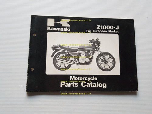 Kawasaki Z 1000 J1 1980-81 catalogo ricambi originale parts catalog