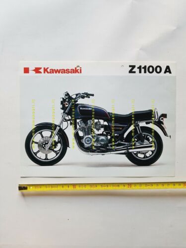 Kawasaki Z 1100 A 1981 depliant originale ITALIANO moto brochure