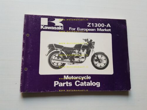 Kawasaki Z 1300 A1-A2-A3 1980-1 catalogo ricambi originale spare parts …