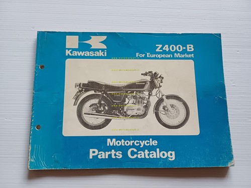 Kawasaki Z 400 B4 1980 catalogo ricambi originale spare parts …