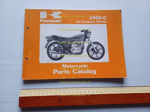 Kawasaki Z 400 G3 1980 catalogo ricambi moto originale spare …