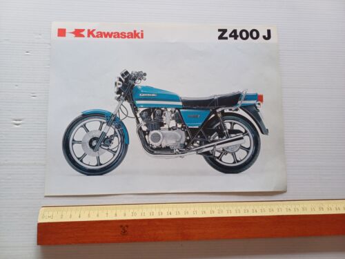 Kawasaki Z 400 J depliant ITALIANO originale