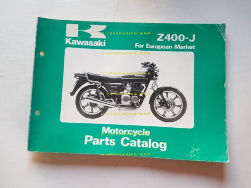 Kawasaki Z 400 J3 1981 catalogo ricambi originale spare parts …