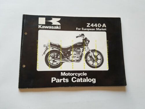 Kawasaki Z 440 A2 1980 catalogo ricambi originale spare parts …