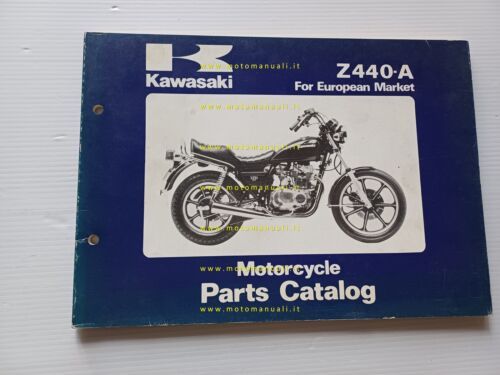 Kawasaki Z 440 A2 1981 catalogo ricambi originale moto spare …