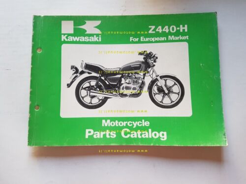 Kawasaki Z 440 H1-H2 1982 catalogo ricambi originale spare parts …