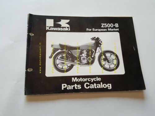 Kawasaki Z 500 B1 1979 catalogo ricambi originale MOTO spare …