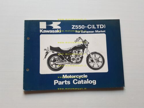 Kawasaki Z 550 C-LTD C3 1981 catalogo ricambi originale spare …