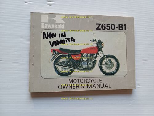 Kawasaki Z 650 B1 1976 manuale uso manutenzione libretto originale …