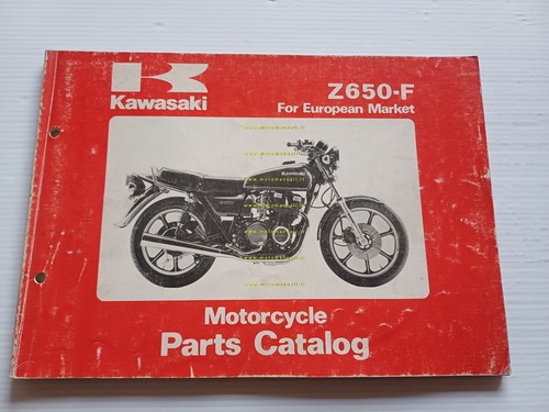 Kawasaki Z 650 F2 1980-81 catalogo ricambi originale spare parts …