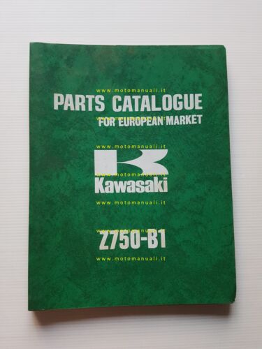 Kawasaki Z 750 B1 1975-76 catalogo ricambi originale spare parts …