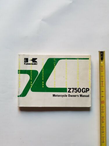 Kawasaki Z 750 GP 1982 manuale uso INGLESE originale ENGLISH …