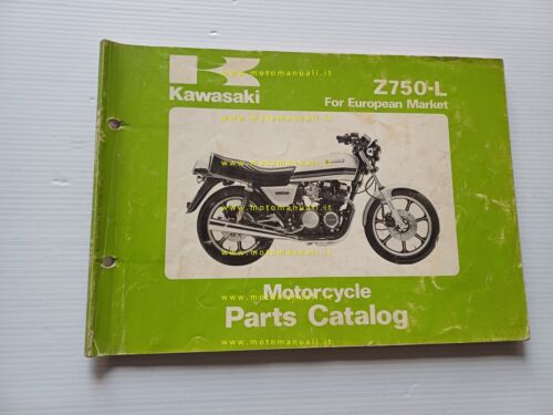 Kawasaki Z 750 L1-L2 1980 catalogo ricambi originale spare parts …