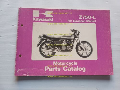 Kawasaki Z 750 L1-L2 1981 catalogo ricambi originale