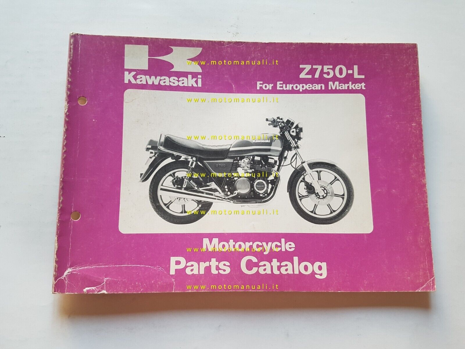 Kawasaki Z 750 L1-L2 1981 catalogo ricambi originale spare parts …