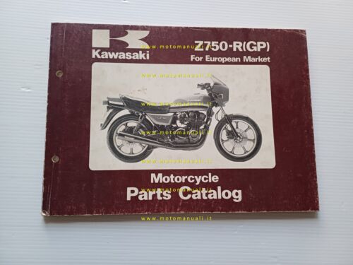 Kawasaki Z 750 R1 (GP) 1982 catalogo ricambi originale spare …