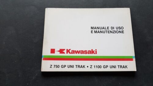 Kawasaki Z 750-Z 1100 GP UNITRAK 1983 manuale uso italiano …