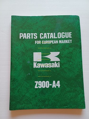 Kawasaki Z 900 A4 1975 catalogo ricambi originale