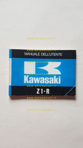 Kawasaki Z1-R 1000 1978 manuale uso manutenzione libretto ITALIANO originale