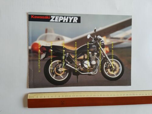 Kawasaki Zephyr 550 depliant originale moto INGLESE ENGLISH
