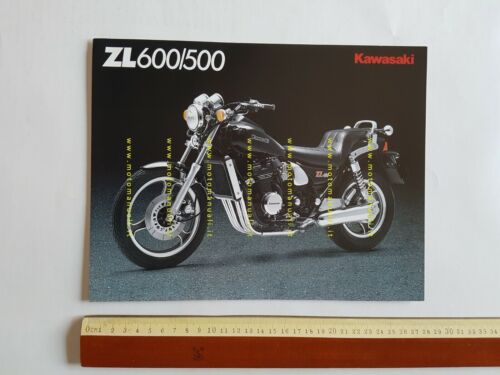 Kawasaki ZL 600-500 depliant INGLESE originale moto ENGLISH