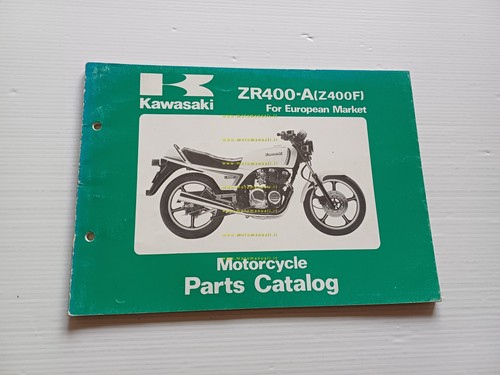 Kawasaki ZR 400 A1 (Z 400 F) 1982 catalogo ricambi …