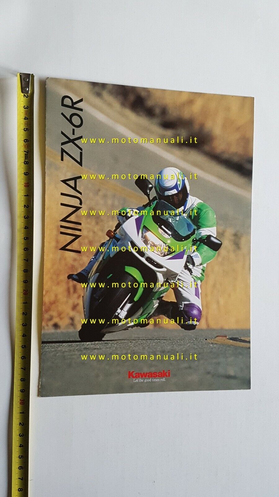 Kawasaki ZX-6 R Ninja 1996 depliant ITALIANO originale moto brochure