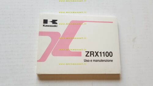 Kawasaki ZXR 1100 2000 manuale uso manutenzione italiano originale
