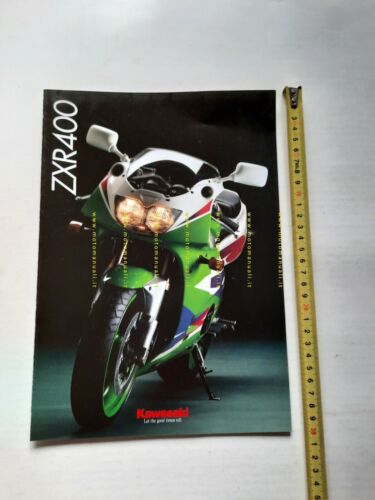 Kawasaki ZXR 400 1994 depliant originale moto italiano brochure