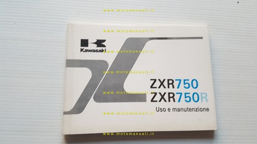 Kawasaki ZXR 750 R - ZXR 750 1992-93 manuale uso …